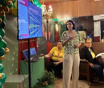 Equipe em evento corporativo no Escaping Natal